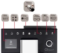 Melitta Caffeo CI-Touch Noire F630-102 Garantie 3 Ans 9 Melitta Caffeo CI-Touch Noire F630-102 Garantie 3 Ans -DeLonghi Magasin 3 melitta caffeo ci touch f630 102