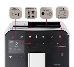 Melitta Barista T Smart Connectée Argent/Noir F830-101 -DeLonghi Magasin 4 barista t smart f830 101
