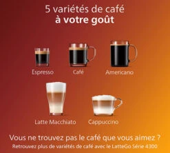 PHILIPS Series 3200 LatteGo Connectée EP3546/70 Garantie 3 Ans 9 PHILIPS Series 3200 LatteGo Connectée EP3546/70 Garantie 3 Ans -DeLonghi Magasin 4 machine cafe grain philips connecte 3546 70