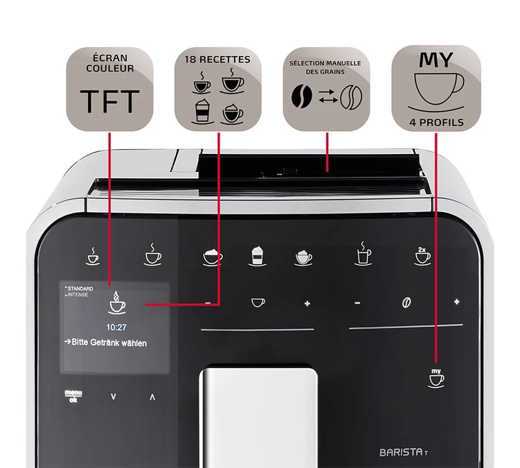 Melitta Barista T Smart Connectée Inox F840-100 Garantie 3 Ans 4 Melitta Barista T Smart Connectée Inox F840-100 Garantie 3 Ans – Image 4