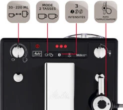 Melitta Caffeo Solo Perfect Milk Noire E 957-101 14 Melitta Caffeo Solo Perfect Milk Noire E 957-101 -DeLonghi Magasin 4 melitta caffeo solo e957 101