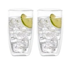 2 Verres Double Paroi 50 Cl Duplex - LES ARTISTES A PARIS