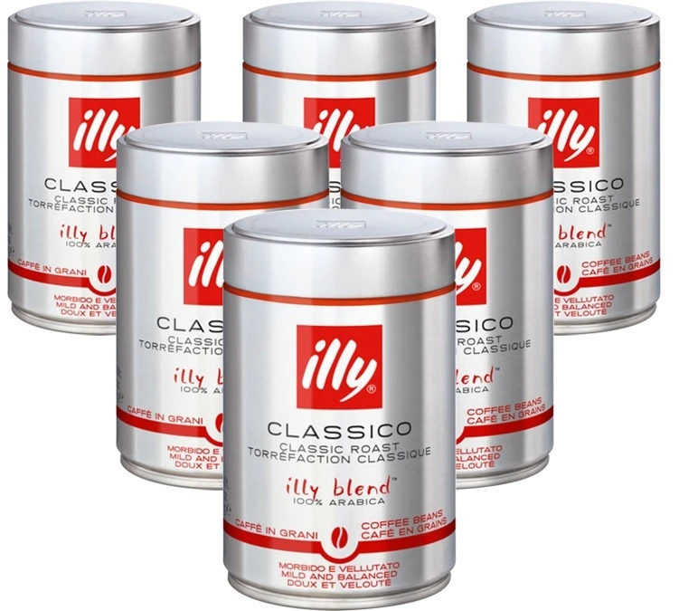 6x250g Café En Grain Espresso - ILLY 1 6x250g Café En Grain Espresso - ILLY