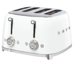 Toaster TSF03WHEU 4 Tranches Blanc - SMEG