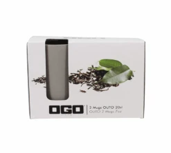 Mugs Isothermes OGO Living En Grès Gris 20cl X2 7 Mugs Isothermes OGO Living En Grès Gris 20cl X2 -DeLonghi Magasin 7912021 4