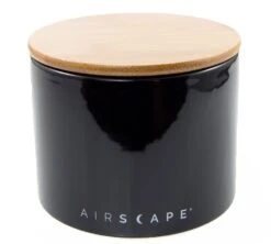 Boîte Conservatrice Céramique Noir Avec Vide D'air 250g - Airscape