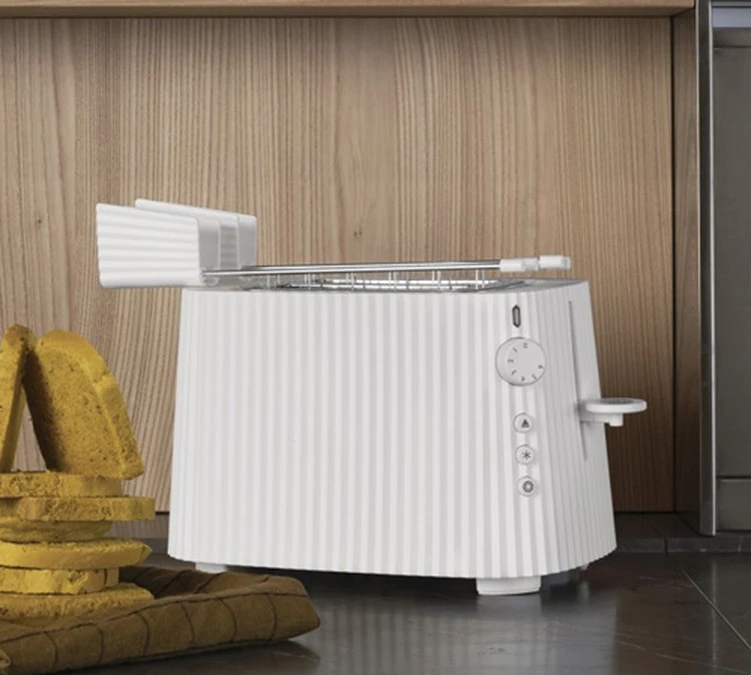 Set Petit Déjeuner Gamme Plissé Blanc ALESSI 3 Set Petit Déjeuner Gamme Plissé Blanc ALESSI – Image 3