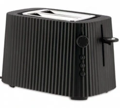 Set Petit-Déjeuner Gamme Plissé Noir ALESSI 8 Set Petit-Déjeuner Gamme Plissé Noir ALESSI -DeLonghi Magasin alessi grille pain plisse noir1 1