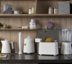 Grille-Pain électrique - 2 Fentes - Blanc Plissé- Alessi -DeLonghi Magasin alessi presse agrume plisseb4 2