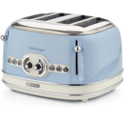 Grille Pain - Vintage 156 4 Slices Bleu- 00C015604AR0 - ARIETE -DeLonghi Magasin ariete 4 vintage bleu2