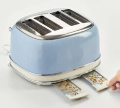 Grille Pain - Vintage 156 4 Slices Bleu- 00C015604AR0 - ARIETE -DeLonghi Magasin ariete 4 vintage bleu3