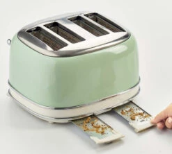 Grille Pain - Vintage 156 4 Fentes Vert- 00C015604AR0 - ARIETE -DeLonghi Magasin ariete 4 vintage vert4