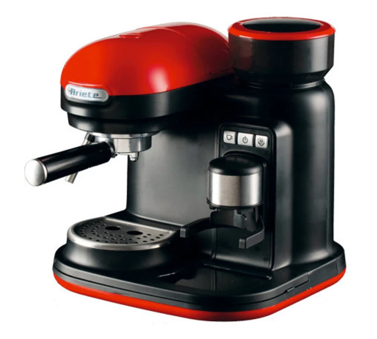 Machine Expresso Avec Broyeur ARIETE Moderna 1318 Rouge 1 Machine Expresso Avec Broyeur ARIETE Moderna 1318 Rouge