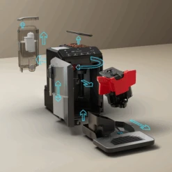 SIEMENS EQ300 - TF305E04 Inox Et Titane Métallisé - Garantie 3 Ans -DeLonghi Magasin assemblage schema