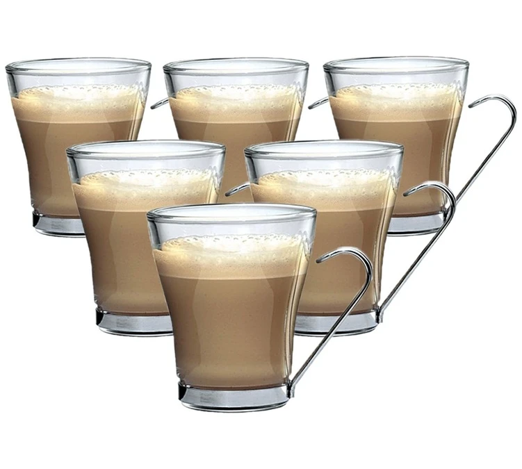 6 Verres à Cappuccino Oslo Avec Anse 22 Cl - Bormioli Rocco 1 6 Verres à Cappuccino Oslo Avec Anse 22 Cl - Bormioli Rocco