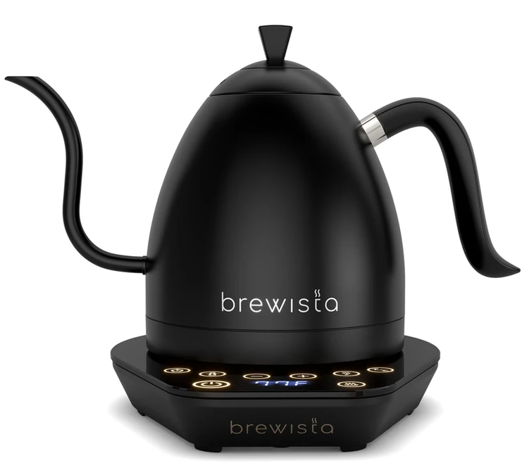 Bouilloire Col De Cygne Artisan Gooseneck Black/Black 1L - Brewista 1 Bouilloire Col De Cygne Artisan Gooseneck Black/Black 1L - Brewista