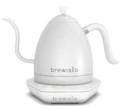 Bouilloire Col De Cygne Artisan Gooseneck Blanche 1L - Brewista