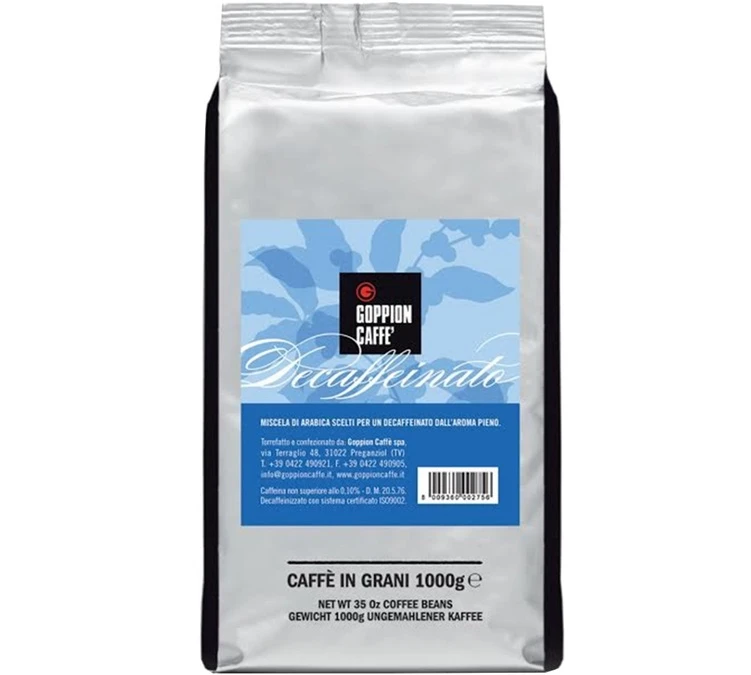 1 Kg Café En Grain Décaféiné Miscela Espresso - GOPPION CAFFE 1 1 Kg Café En Grain Décaféiné Miscela Espresso - GOPPION CAFFE
