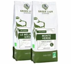 DeLonghi Magasin 20 Pack Duo 100 % Savoir-faire Français - 2 X 250 G - GREEN LION COFFEE