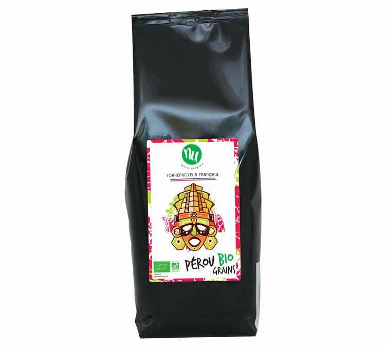 1kg Café En Grain Pérou Bio 100% Arabica - NU 1 1kg Café En Grain Pérou Bio 100% Arabica - NU