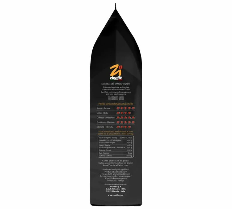 Café En Grains Cinquantenario Zicaffè 1kg 5 Café En Grains Cinquantenario Zicaffè 1kg – Image 5