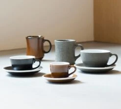 6 Tasses Espresso Et Sous-tasses Egg 8cl Gunpowder - Loveramics -DeLonghi Magasin collectiongunpow