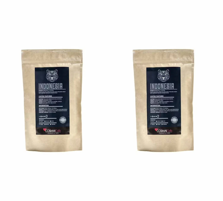 2 X 250g Café En Grain Specialty Indonesia - Cosmai Caffè 1 2 X 250g Café En Grain Specialty Indonesia - Cosmai Caffè