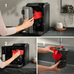 SIEMENS EQ300 - TF305E04 Inox Et Titane Métallisé - Garantie 3 Ans -DeLonghi Magasin demontage facile nettoyage