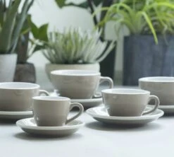 6 Tasses Espresso Egg Et Sous-Tasses Teal Loveramics - 8 Cl -DeLonghi Magasin egg ambiance