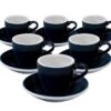 Tasses - LOVERAMICS - Espresso Et Sous-tasses Egg Denim 8cl X6