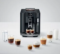 JURA E8 PianoBlack EB Smart Connect Offert Garantie 3 Ans -DeLonghi Magasin expresso broyeur jura e8 pianoblack boissons
