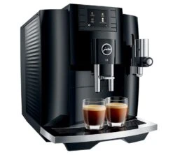 JURA E8 PianoBlack EB Smart Connect Offert Garantie 3 Ans -DeLonghi Magasin expresso broyeur jura e8 pianoblack cote