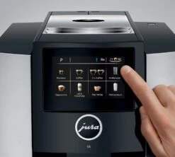 JURA S8 Moonlight Silver Smart Connect Inclus Garantie 3 Ans -DeLonghi Magasin expresso broyeur s8 moonlight silver ecran tactile ambiance