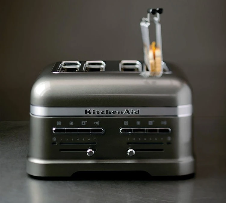 Toaster KitchenAid 5KMT4205EMS Artisan 4 Tranches Gris Etain 5 Toaster KitchenAid 5KMT4205EMS Artisan 4 Tranches Gris Etain – Image 5