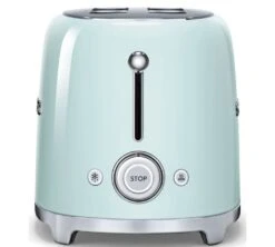 Grille-pain TSF02PGEU 4 Tranches Vert D'eau - SMEG 6 Grille-pain TSF02PGEU 4 Tranches Vert D'eau - SMEG -DeLonghi Magasin gp cotevertdeau