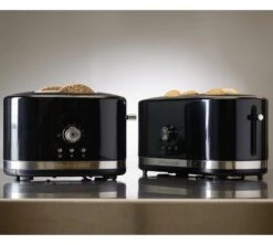 Toaster KitchenAid 5KMT2116EER Noir Onyx 2 Fentes -DeLonghi Magasin gpnoir amb2