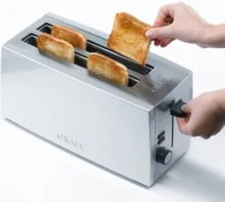 Grille Pain 2 Fentes Larges Inox - Graef TO100EU -DeLonghi Magasin graef to100 4