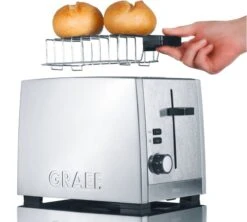 Toaster Graef TO80EU 2 Fentes Inox 7 Toaster Graef TO80EU 2 Fentes Inox -DeLonghi Magasin graef to80 2