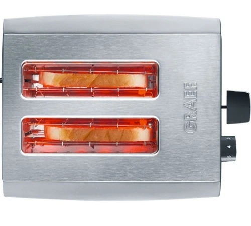 Toaster Graef TO80EU 2 Fentes Inox 2 Toaster Graef TO80EU 2 Fentes Inox – Image 2