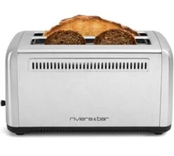 Grille Pain GP540A Inox 2 Fentes Extra Longues - Riviera Et Bar -DeLonghi Magasin grille pain riviera et bar gp540a 3