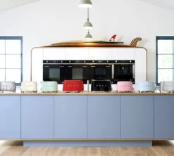 Grille-pain TSF02BLEU 4 Tranches Noir - SMEG 13 Grille-pain TSF02BLEU 4 Tranches Noir - SMEG -DeLonghi Magasin grille pain smeg coloris