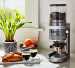 Moulin à Café KITCHENAID Artisan 5KCG8433EMS Gris étain -DeLonghi Magasin kitchenaid moulin gris 5