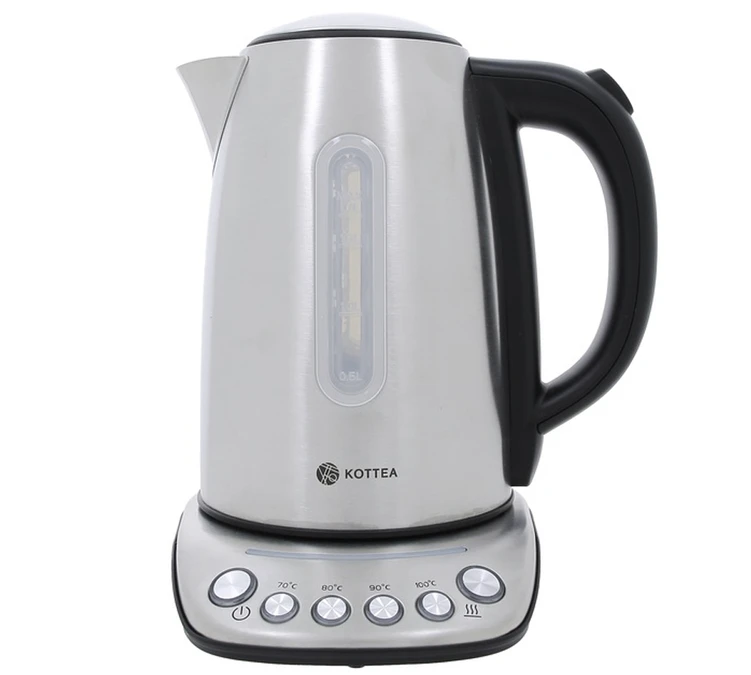 Bouilloire Kottea KT102 Température Réglable Inox 1.7L 1 Bouilloire Kottea KT102 Température Réglable Inox 1.7L