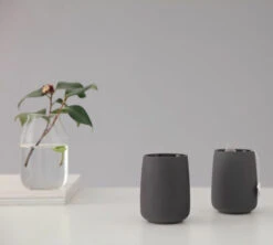 2 Tasses Double Paroi Nicola 150 Ml Noires - VIVA SCANDINAVIA -DeLonghi Magasin lifestyle nicola large