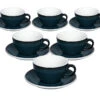 Tasses - LOVERAMICS - Cappuccino Et Sous-tasses Night Sky Egg 20 Cl