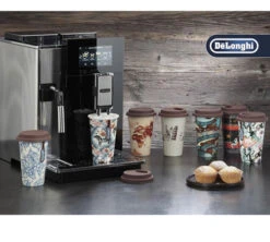 Mugs - DELONGHI - Mug Double Paroi Céramique 30cl -The Globetrotter 5 Mugs - DELONGHI - Mug Double Paroi Céramique 30cl -The Globetrotter -DeLonghi Magasin mug delonghi 2