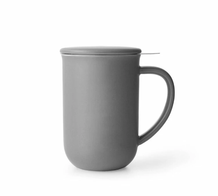 Mug Minima Wool Grey 50 Cl Avec Infuseur Inox - VIVA SCANDINAVIA 1 Mug Minima Wool Grey 50 Cl Avec Infuseur Inox - VIVA SCANDINAVIA