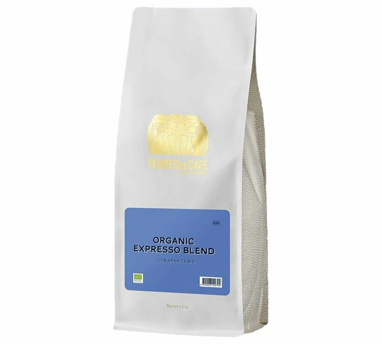 Café Grain - Organic Expresso Blend - 1kg - Terres De Café 1 Café Grain - Organic Expresso Blend - 1kg - Terres De Café