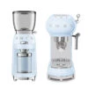 Set Petit-Déjeuner Machine Expresso ECF01PBEU Et Moulin à Café CGF01PBEU Bleu Azur - SMEG