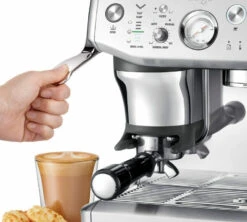 Machine Expresso SAGE Barista Express Impress SES876DBL4EEU1 Bleu Prune -DeLonghi Magasin sage express impress mood 1